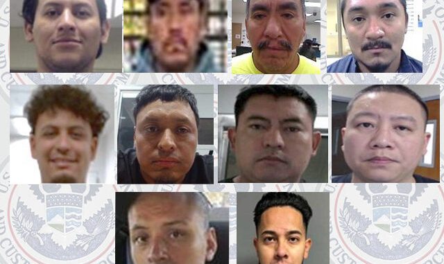 ICE Arrests Criminal Illegal Aliens with Sexual Assault, Robbery, Manslaughter, Human Trafficking Convictions