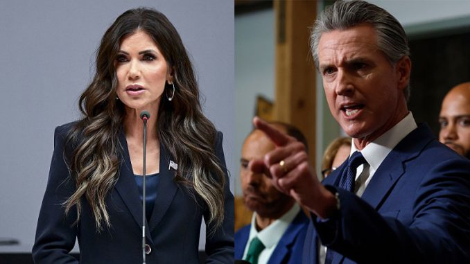 Gov. Newsom Referred to Secret Service After Post Claiming DHS Sec. Noem ‘Going To Have A Bad Day’