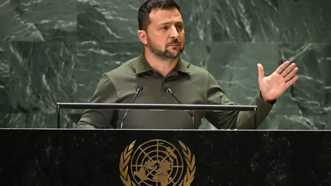 Zelensky Blasts Weakness of ‘International Institutions’ at U.N.