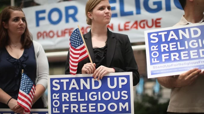 Which states are the worst at protecting religious freedom of ministries and faith groups