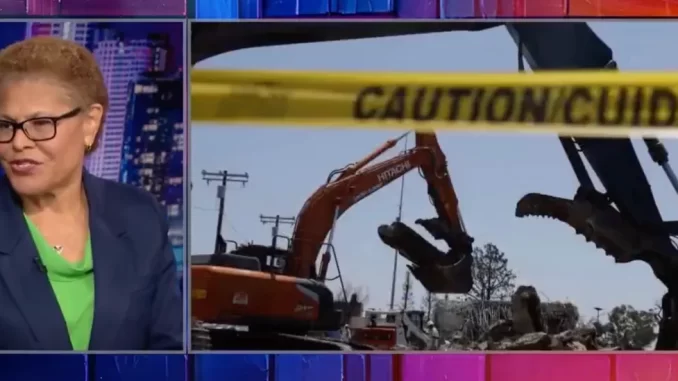 Karen Bass Claims Vocal Palisades Fire Survivors Are Spreading Misinformation