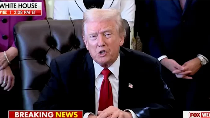 President Trump Celebrates ‘Tremendous Liability’ Nancy Pelosi’s Retirement