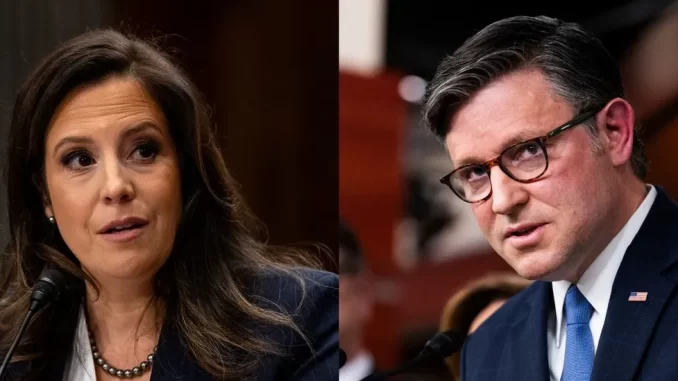 Elise Stefanik Accuses Mike Johnson Of Protecting Deep State In Fight Over Intel Provision