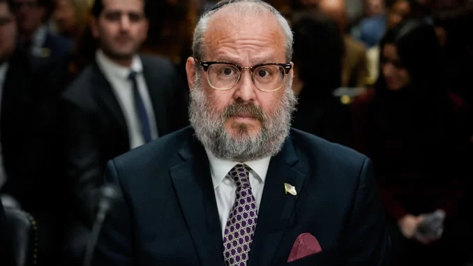 Senate Confirms Rabbi Kaploun as Antisemitism Envoy