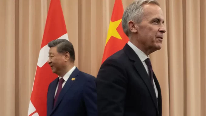 Carney Caves, Backtracks on China Trade Deal After Trump Threatens 100% Tariffs on Canada