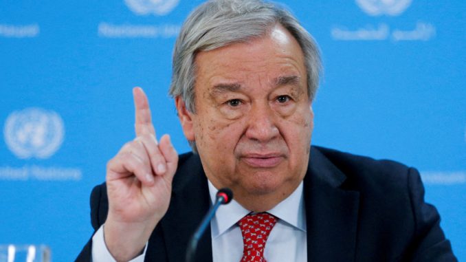 UN Chief Warns of 'Imminent Financial Collapse'