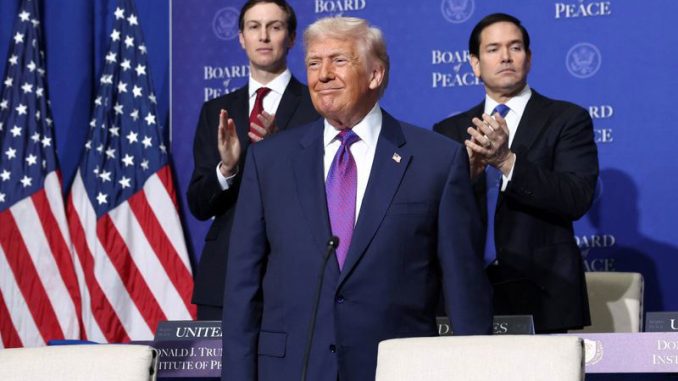 Trump to Preside Over 1st Meeting of Board of Peace