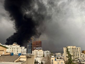 US-Israel Strikes on Tehran Oil Depots Blanket City in Smoke