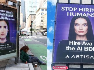 ‘Stop Hiring Humans’ Billboards Spark Backlash