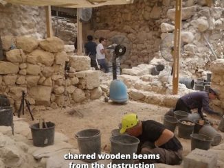 Charred wooden beams from Solomon's Temple unearthed in Jerusalem