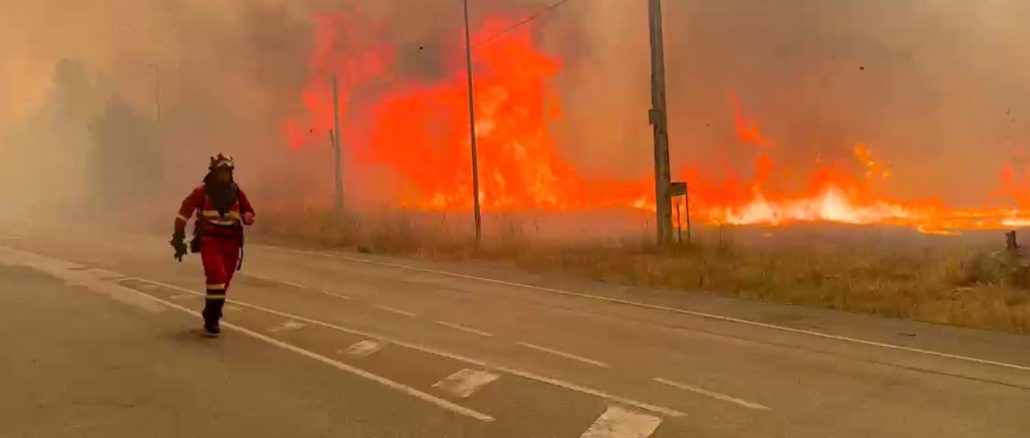 After France Swelters, Now It Burns