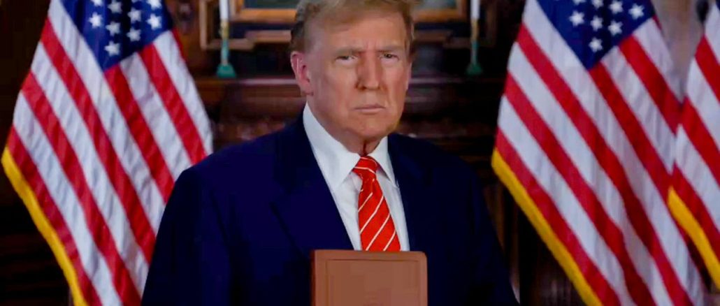 Trump makes over $200K from 'God Bless the USA' Bible in 2025