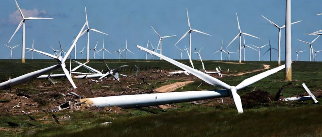 South Dakota Wind Farm Devastated by Strong Winds, Dozens of Turbines Destroyed
