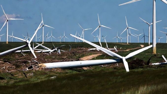 South Dakota Wind Farm Devastated by Strong Winds, Dozens of Turbines Destroyed
