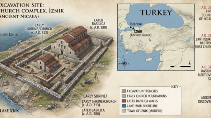 Archaeologists in Turkey unearth ancient site believed to have hosted first Council of Nicaea