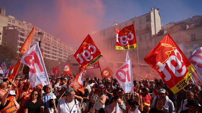Strikes paralyze France as Macron’s popularity flatlines