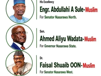 Nigerian Christians Warn of Political Exclusion as Nasarawa’s Ruling Party Selects All‑Muslim Slate for 2027
