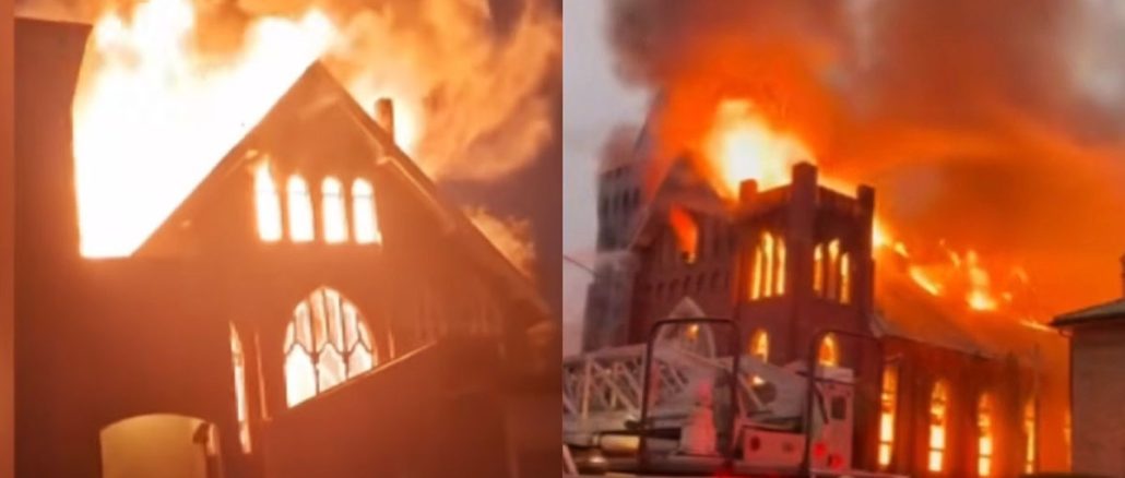 Another Historic American Church Burns to the Ground as Attacks on Christianity Surge