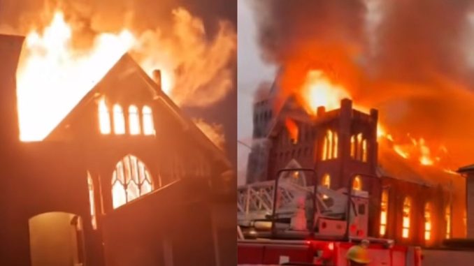 Another Historic American Church Burns to the Ground as Attacks on Christianity Surge